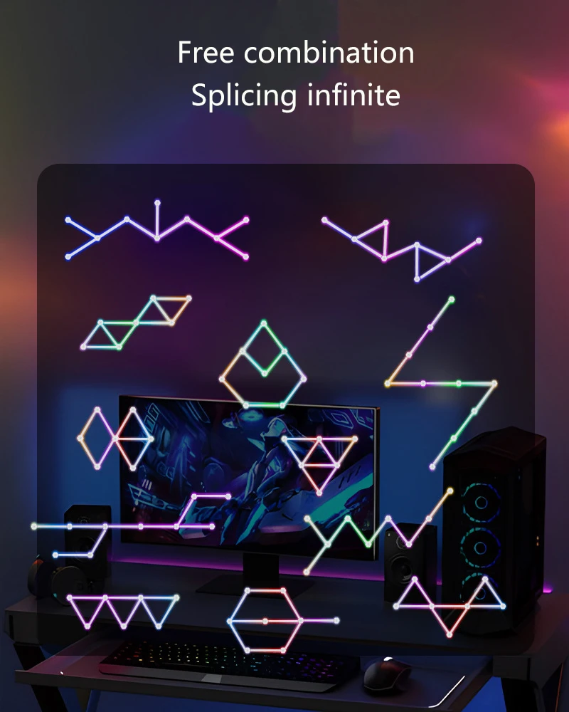 �������� LED ����Ʈ �� ����, RGBIC ���� ��, ���� ����ȭ, DIY ���� ���ڸ� �߰� ����, ������ �˷��� ���� ��ý���Ʈ