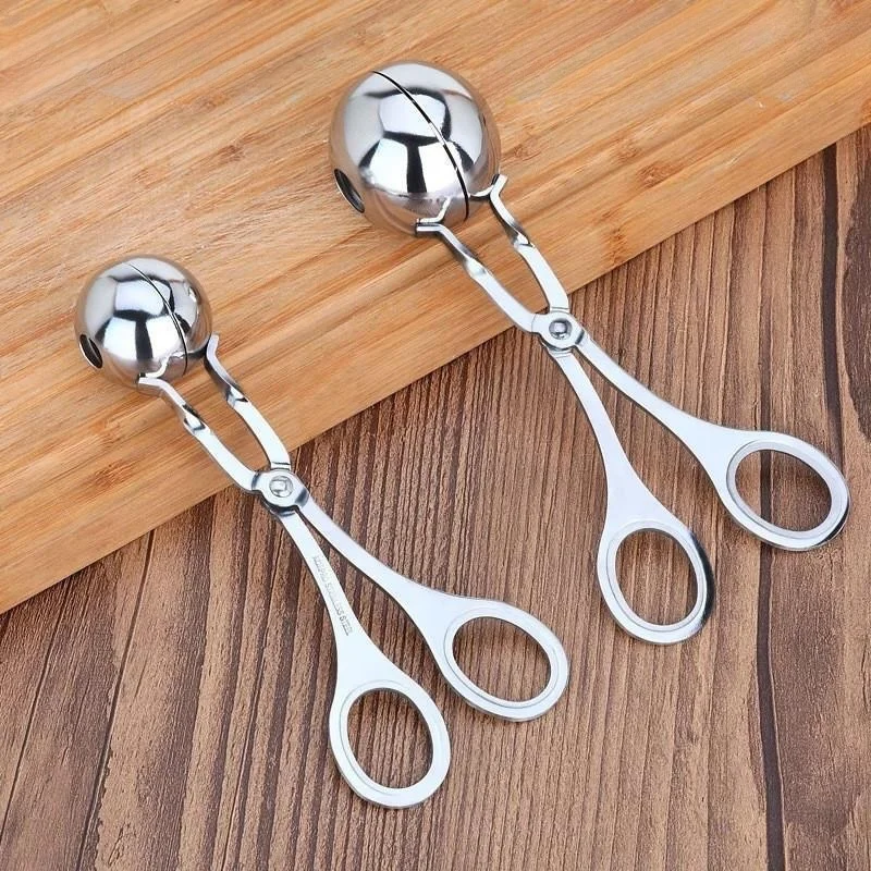 Meat Ball Maker Tool Stainless Steel Clip Ware Fish Ball Shrimp Rice Round Rice Maker Easy eatball Making Mold