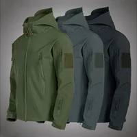 Military Shark Skin Soft Shell Jackets Men Tactical Windproof Waterproof jacket men Army Combat Jackets Mens Hooded Bomber Coats 1