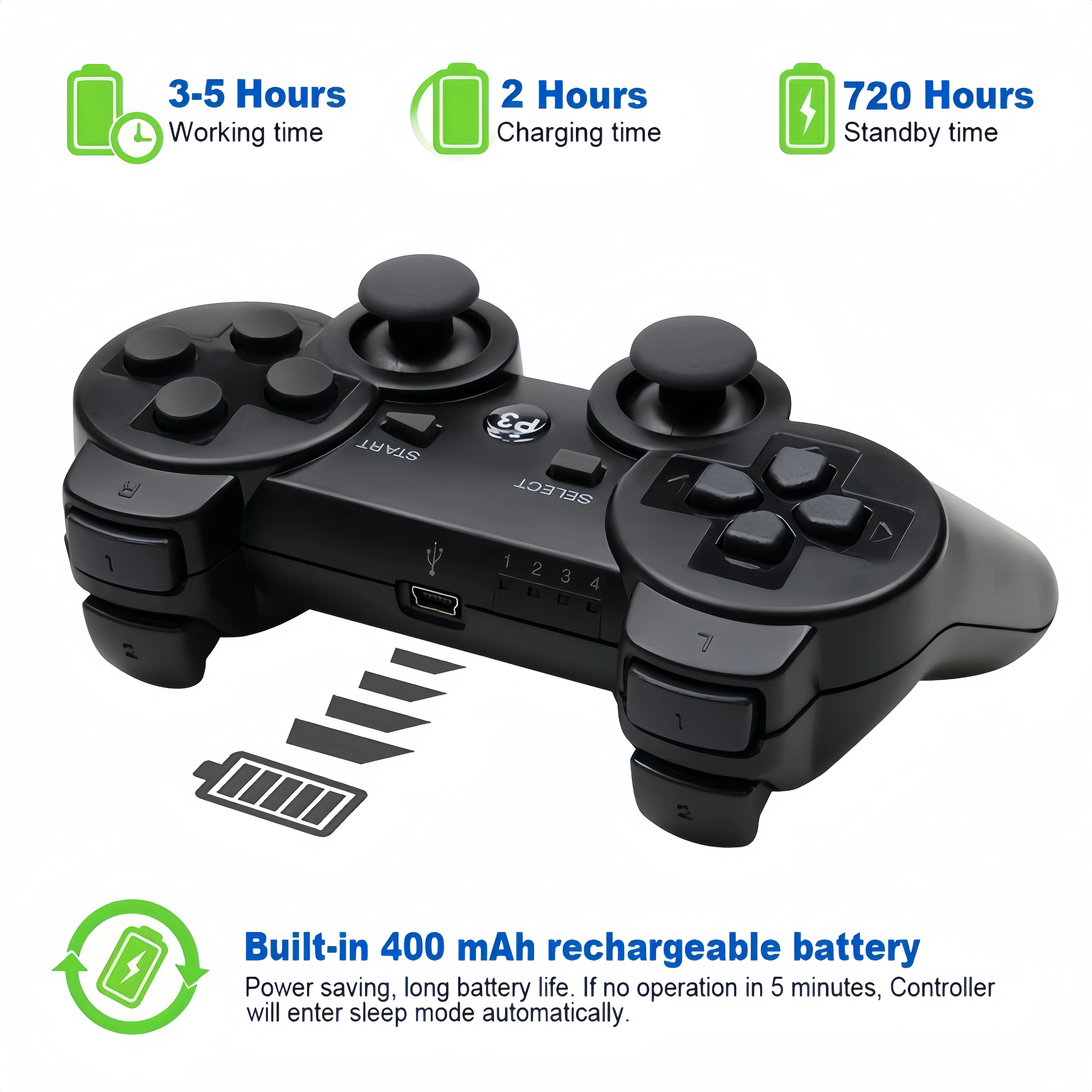 Wireless Game Controller for PS3