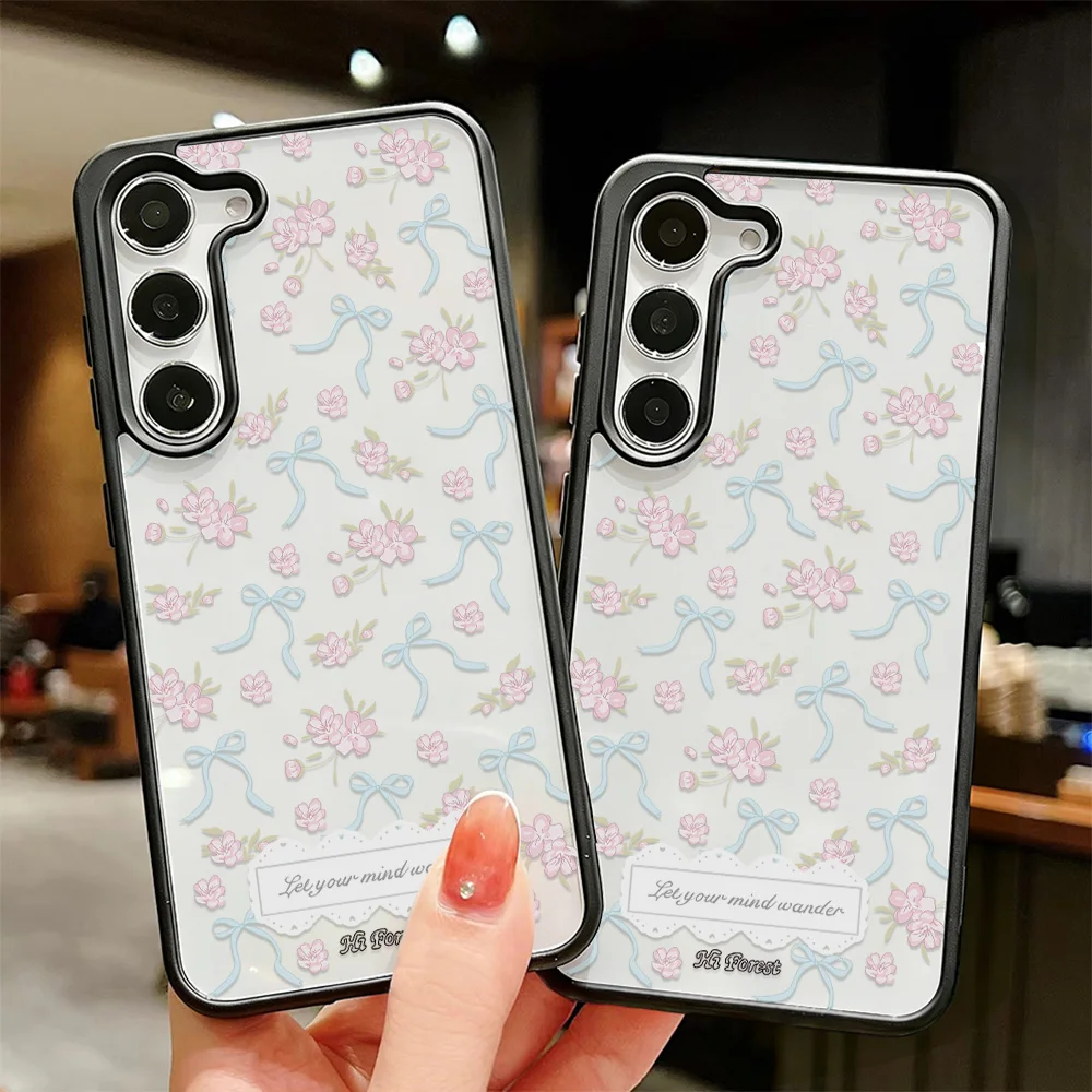 Cute Flower Matte Shockproof Phone Case