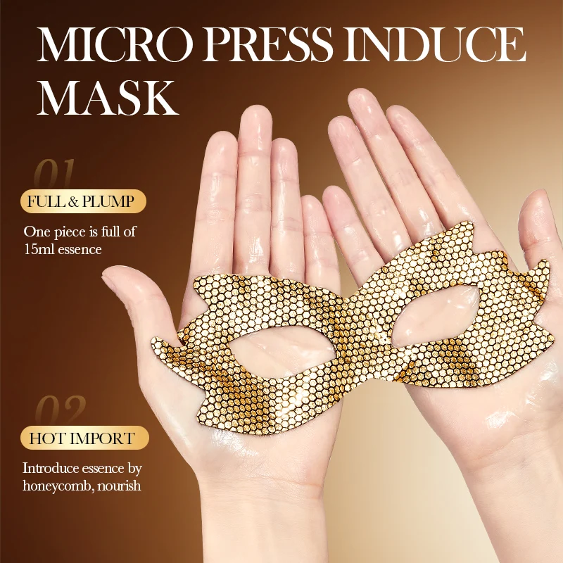 SADOER Caffeine Golden Peptide Eye Mask Anti Dark Circle Moisturizing Anti wrinkle Anti-aging Eye Patches Korean Skin Care