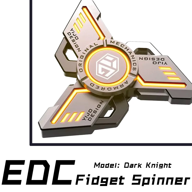 Luminous Metal Fidget Spinner – Stress Relief Toy
