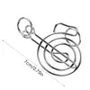 8pcs/Set Metal Montessori Puzzle Toys Wire Iq Mind Brain Teaser Puzzles Children Adult Interactive Game Reliever Educational Toy 6