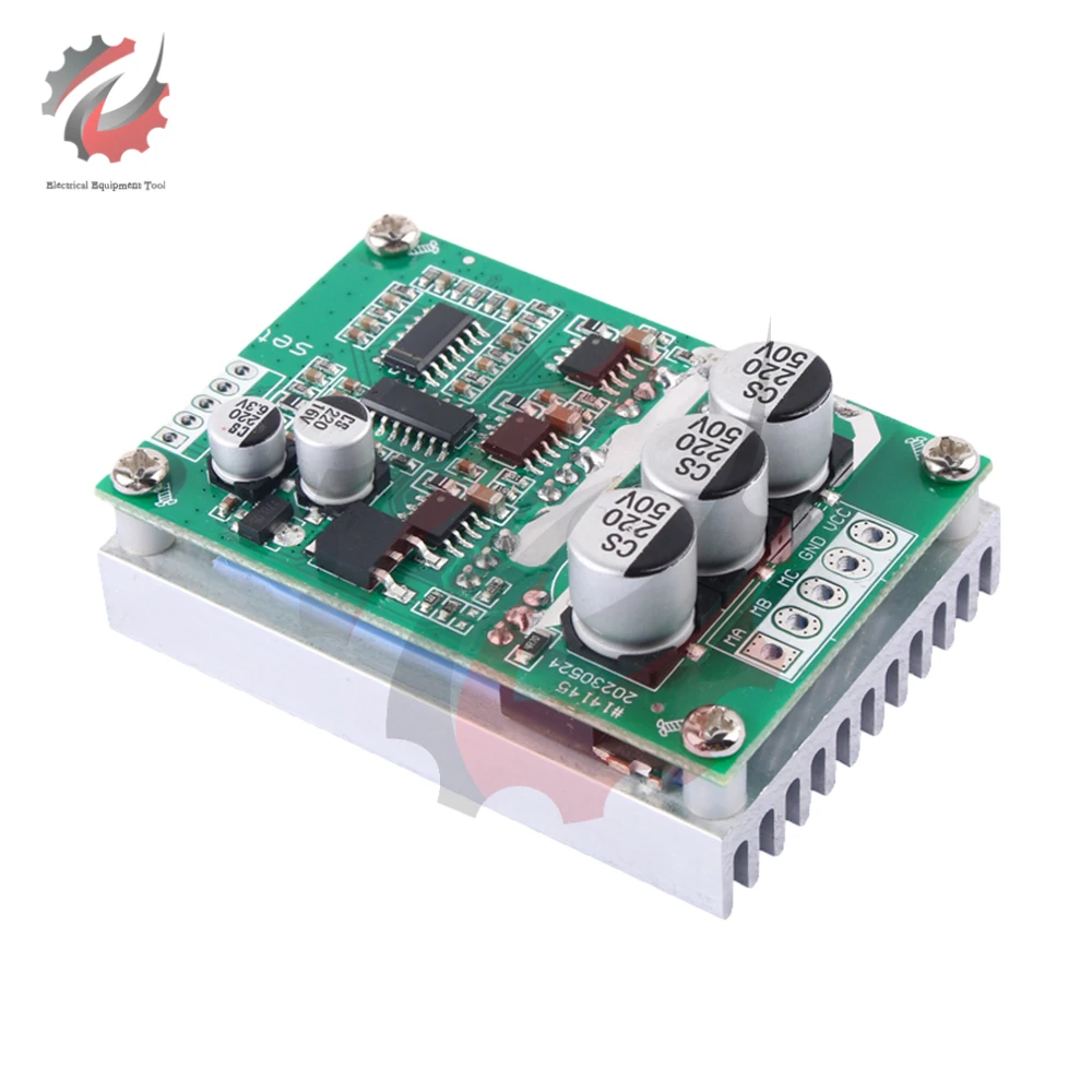 500W 15A Brushless Hall Free Motor Driver Board DC12-36V High Power Forward Reverse Speed Controller Control Switch Module 1PCS