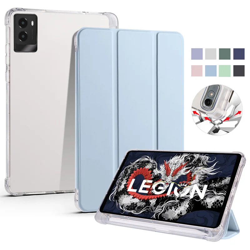Lenovo Legion用の折りたたみ式PUレザーケース,ペンホルダー,2023世代