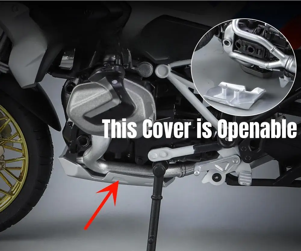 1/9 BMW Motorrad R1250 GS Diecast Model Motosiklet