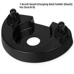 Elegant Toothbrush Holder Stand - Sleek Bathroom Organizer and Storage Solution (Only holder (black))