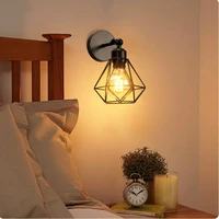 Vintage Industrial Wall Light Shade Ceiling Lamp Retro Loft Wall Sconce Cafe Bar Indoor Lighting Home room decor lamp E27 2