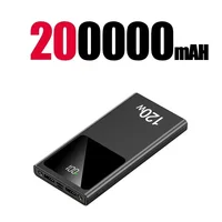 200000mAH Power Bank 120W Super Fast Charging Digital Display Battery High Capacity Power Bank For Iphone 16 15 Samsung Xiaomi - Image 6