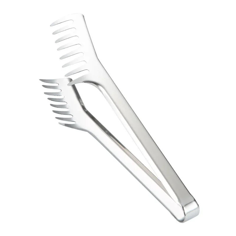 Spaghetti Tongs Pasta Clip Food Holder Stainless Steel Noodles Clip Food Comb Cooking Utensils Western Restaurant Kitchen Tool kitchen tools