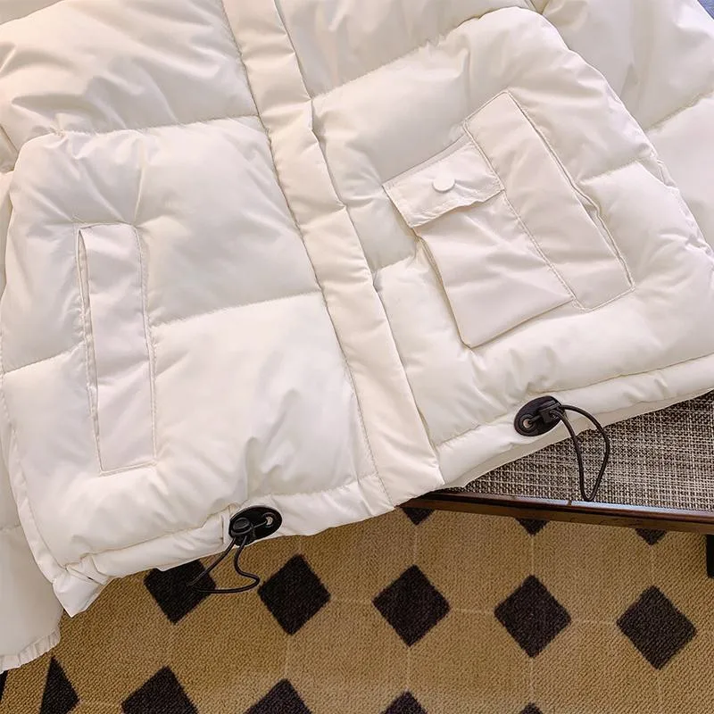 This Year Women's Short Cotton-padded Coat Popular Winter Female Down Parkas 2025 High Sense Small Casual Down Cotton Bread Coat