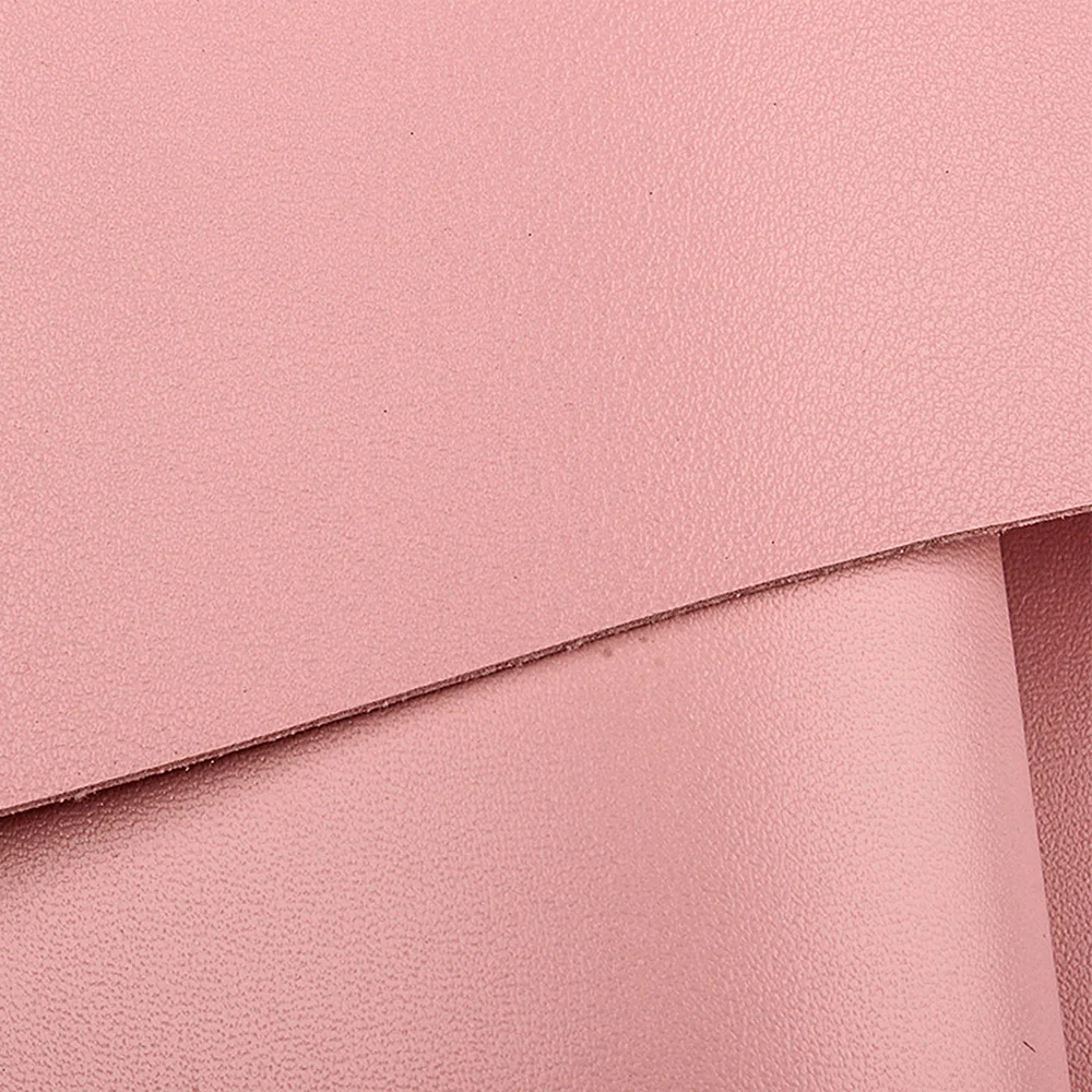 1PC A4 Giorgio Morandi color double side fine grain lamb grain leather fabric luggage cushion table mat
