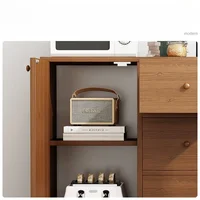 Dining Storage Cabinet Tea Short Cabinet  Solid Wood Color New Chinese Multi-functional Household Living Room Storage Rack 2