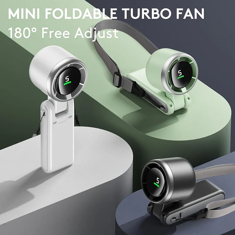 Portable Folding Electric Fan for Outdoor Use