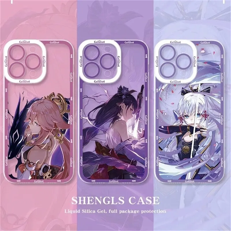 Genshin Impact Ayaka Soft Clear Phone Case