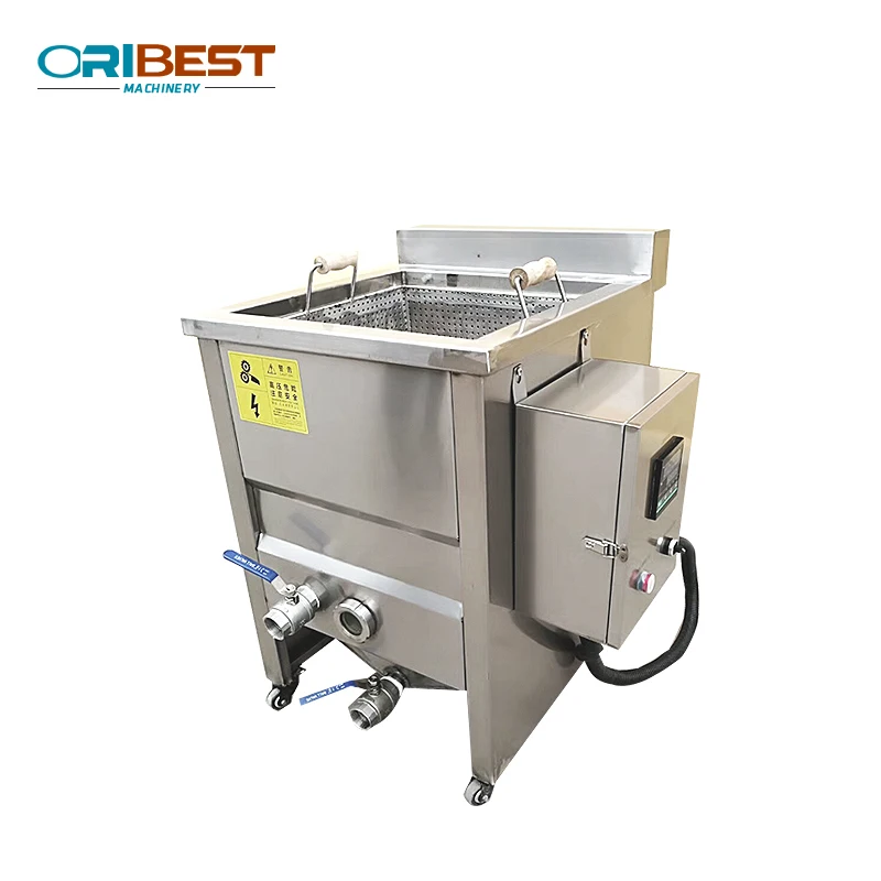 Durable Service Automatic French Food Frying Machine For Pork Skin/ Gas Potato Chips Frying Machine