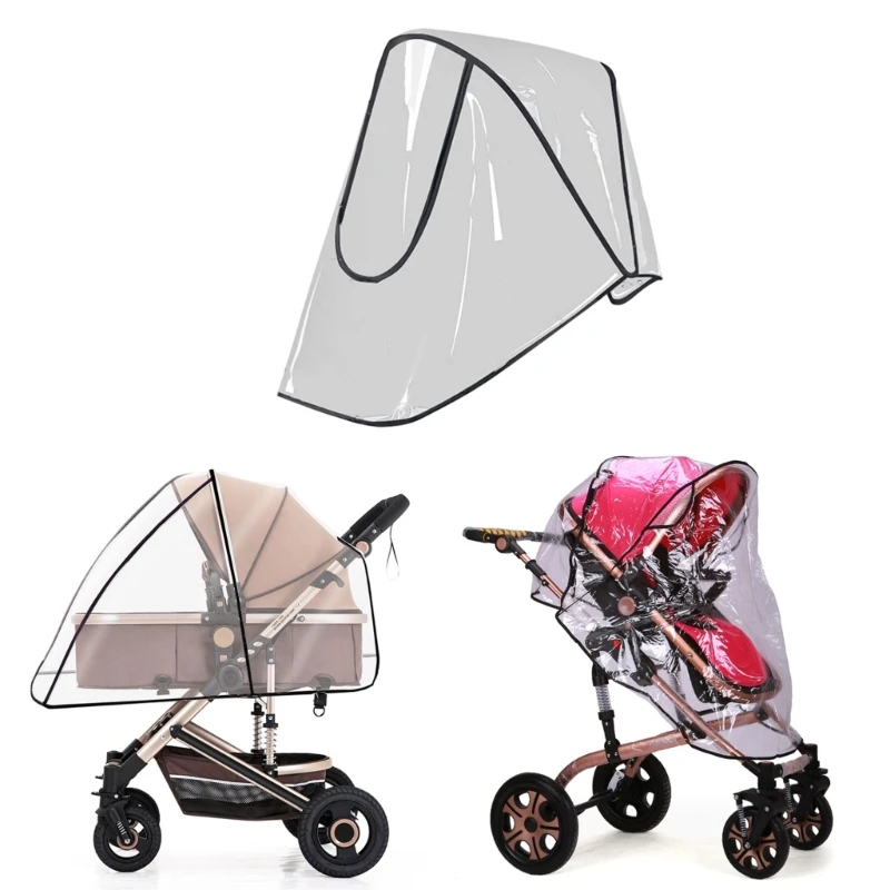 

Stroller Rain Cover Universal Windproof Baby Travel Weather Shield Stroller Accessoies Protect from Dust Snow Insect