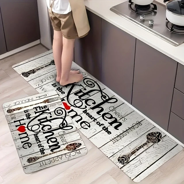 Bon Appetit Kitchen Floor Mat