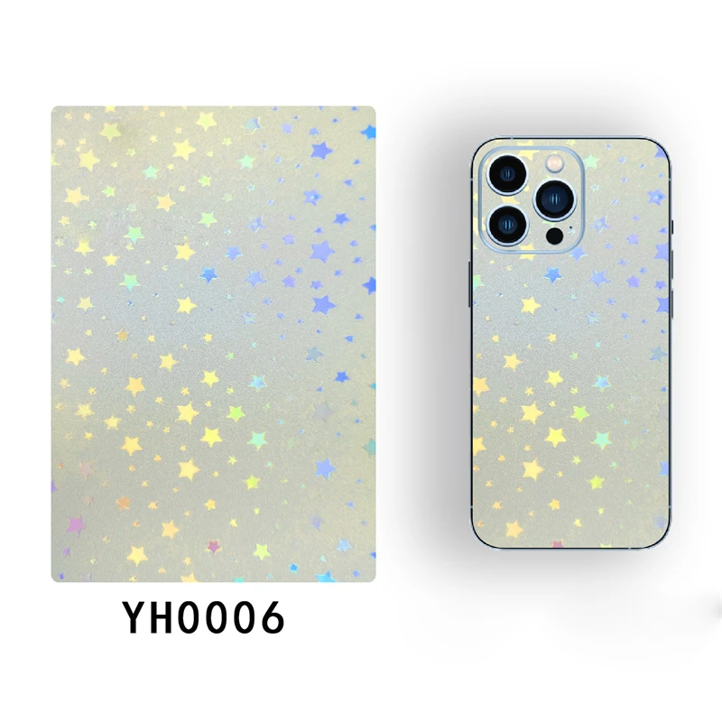 Vormir Laser Embossed Cellphone Skins Sticker Shiny Printing Mobilephone Decorated Back Cover Protector for Film Cutting Machine