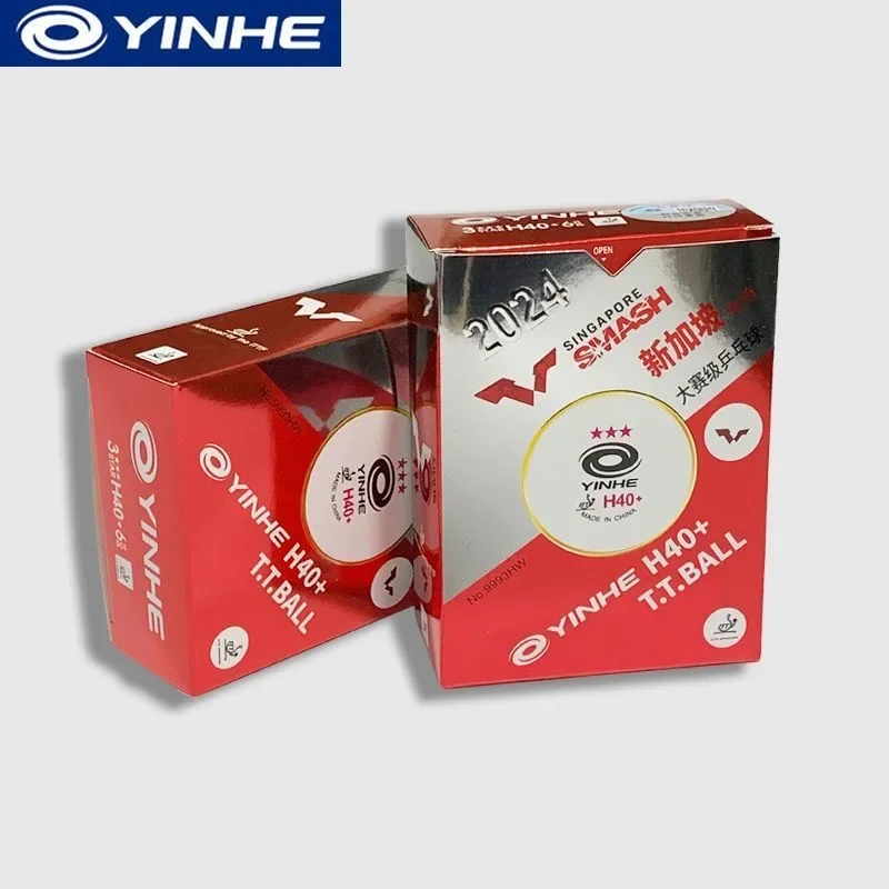 Description Picture 6 of itemYinhe WTT Ping Pong Balls Original 2024 Singapore Grand Slam Table Tennis Balls Seam H40+ ABS New Materials Ping Pong Balls