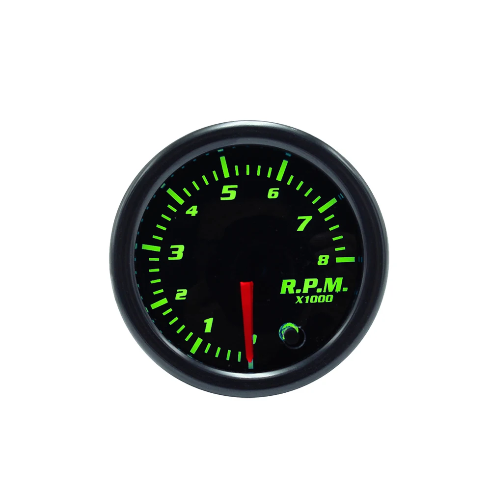 OYOTE Universal 2" 52mm Tacho Gauge and 7 Color LED Car Pointer Tachometer 0~8000 RPM Pointer For Gasoline Motor tachometer gauge,engine tachometer,tachometer meter