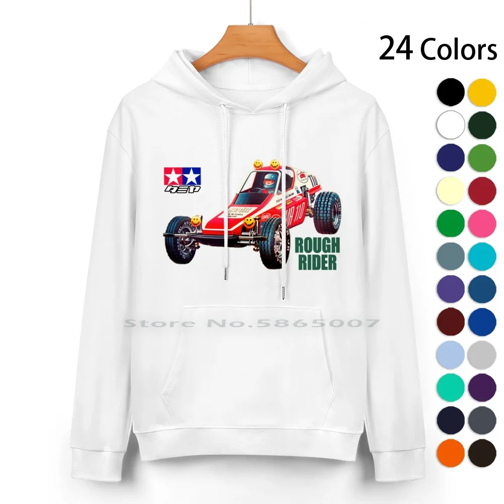 58015 Rough Rider Felpa Con Cappuccio In Puro Cotone Maglione 24 Colori Buggy Champ Control Offroad Racing Radio Rider Scorcher Di Sabbia Ruvida