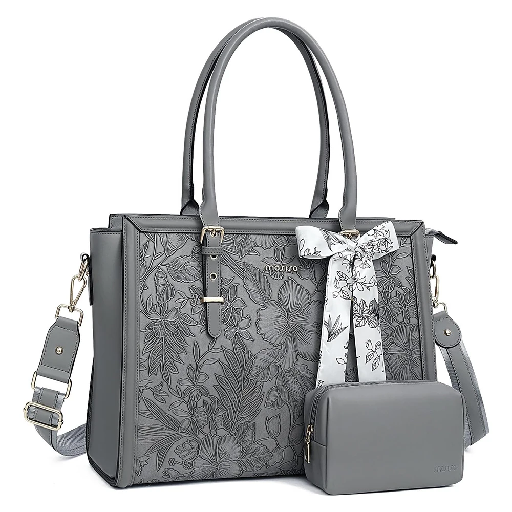 leather laptop tote ladies
