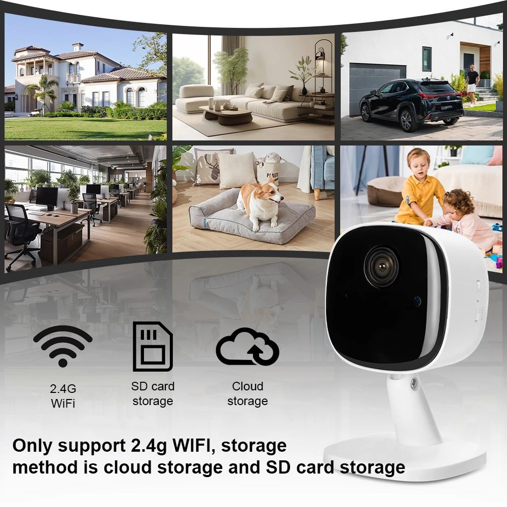 HD Wireless WiFi Network Camera Indoor Home High-definition Camera Outdoor Sports Camera Security Monitoring Equipment 6