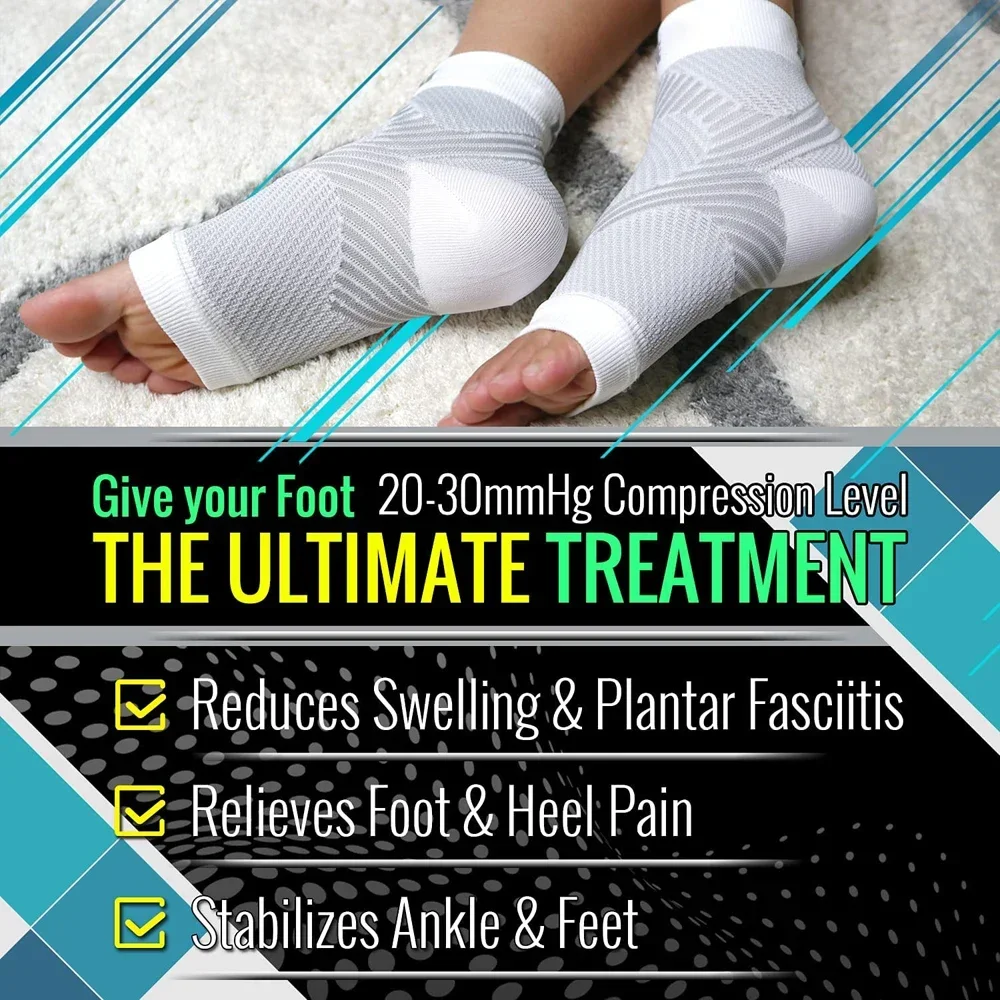 Compression Socks 1Pair Plantar Fasciitis Splint Night Heel Supports for Heel Pain Foot Braces