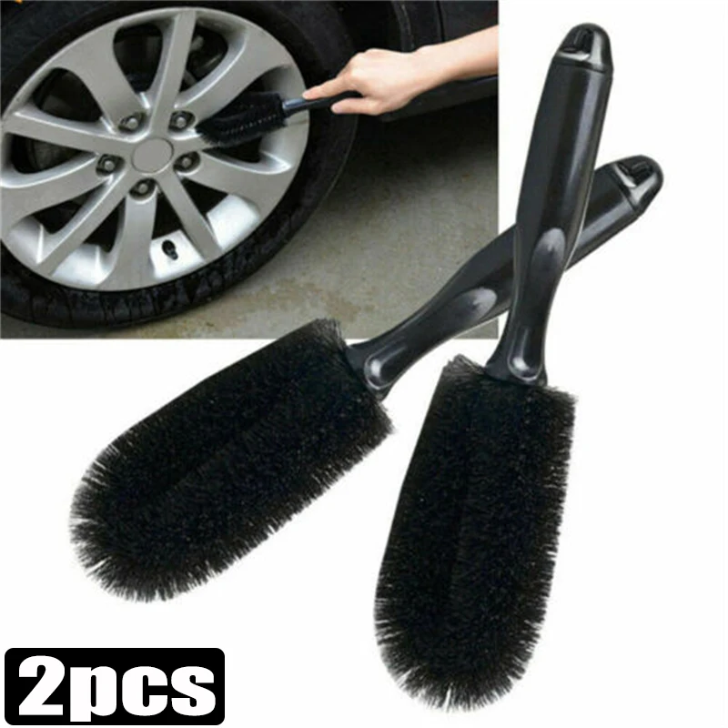 

Car Wheel Brush Tire Cleaning Brushes Tools Car Rim Scrubber Cleaner Duster Handle Motorcycle Truck Wheels Detailing Brush