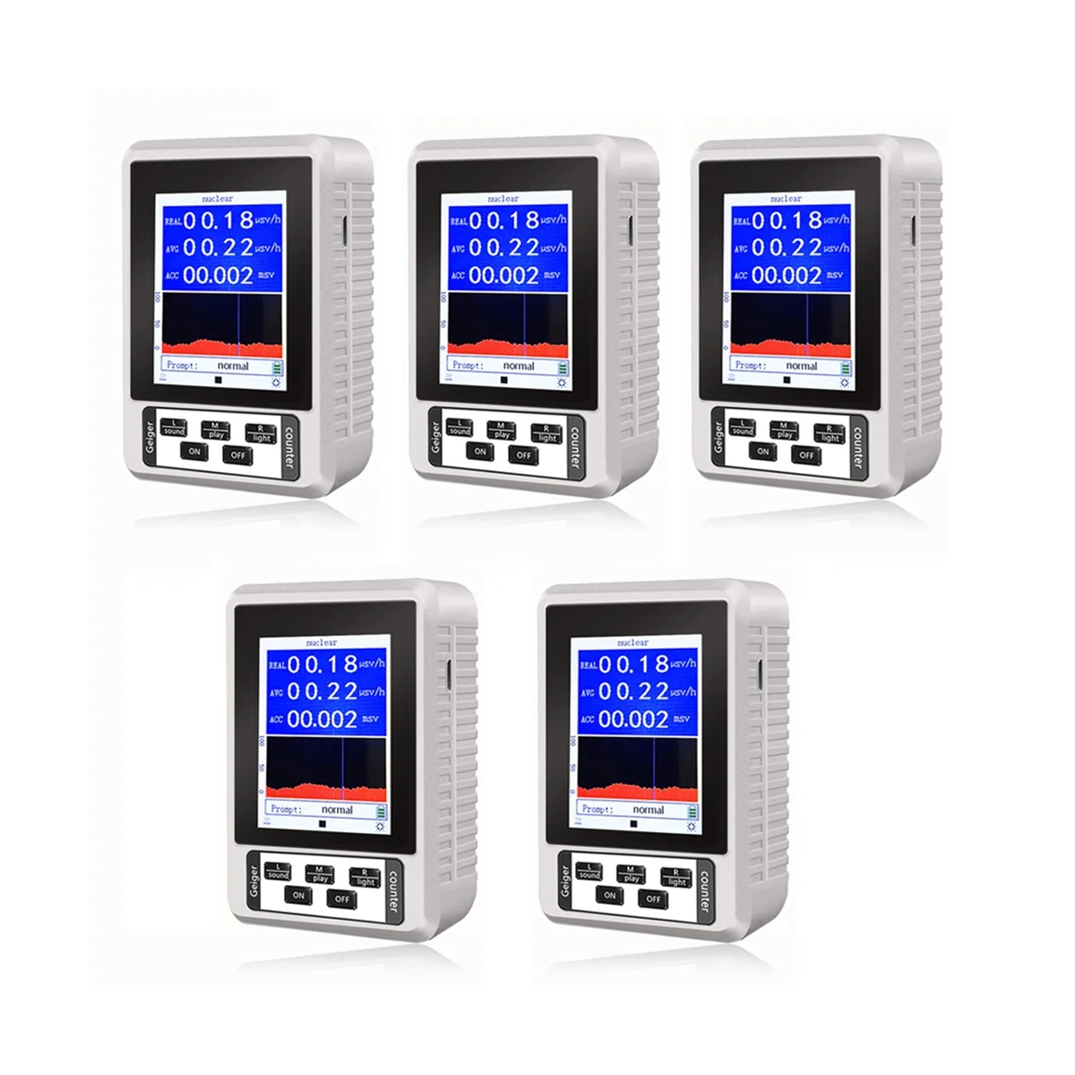 

5 шт., детектор ядерного излучения