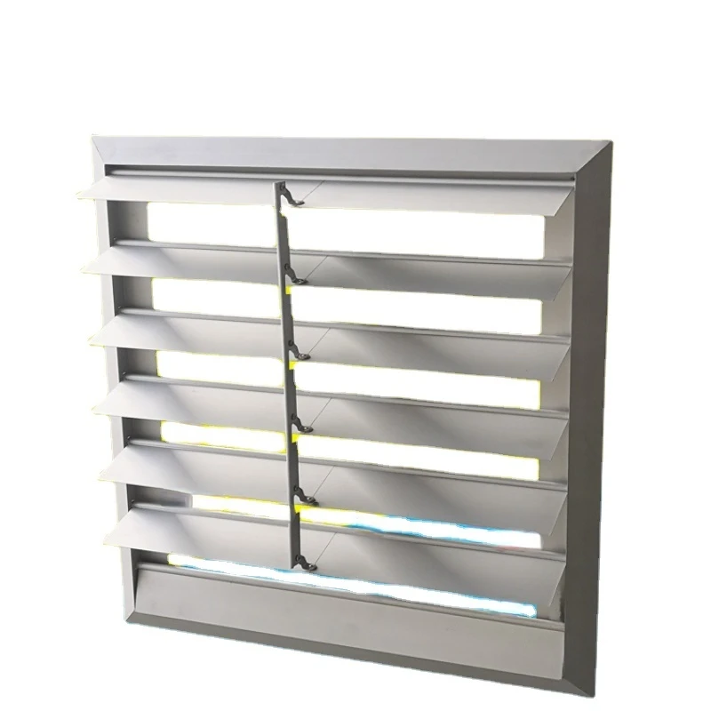 Aluminum alloy exhaust fan shutter cover Air Vent Grille Cover for ventilation windproof and