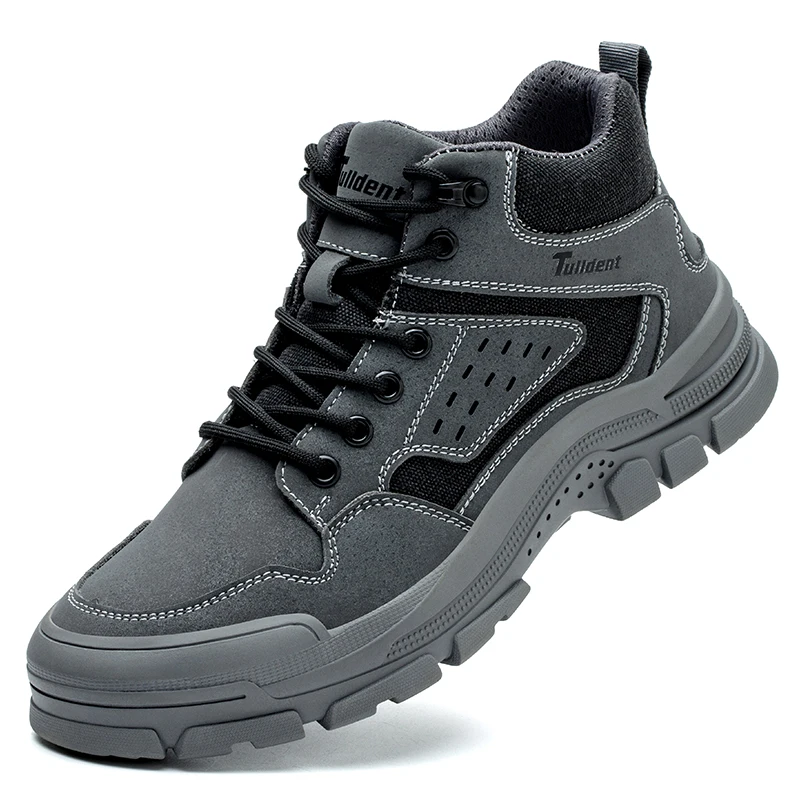 Men's Steel Toe Cap Safety Sneakers - Lightweight, Puncture-Proof, Indestructible Work Shoes