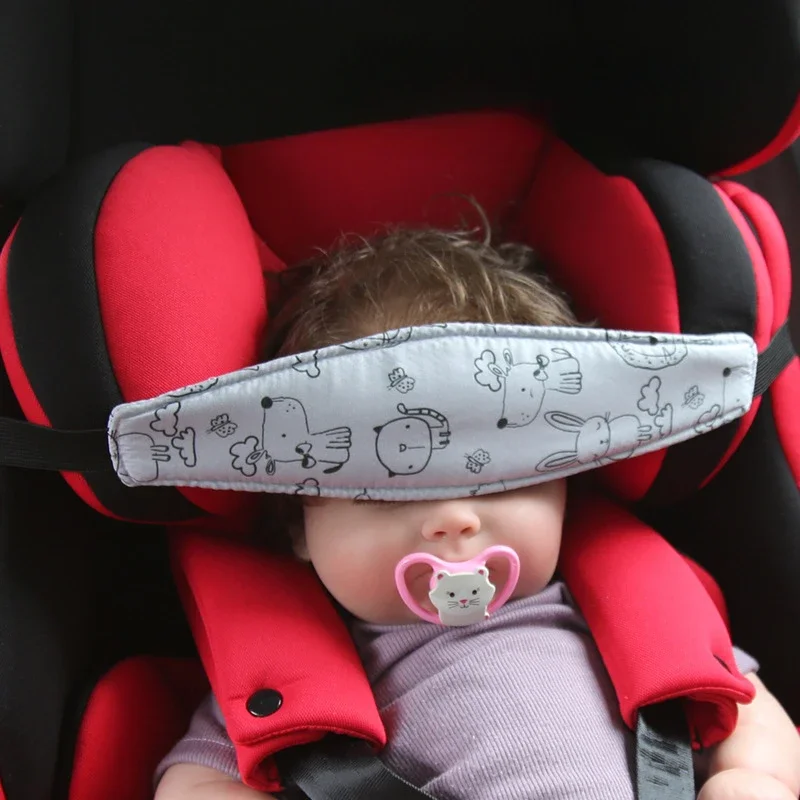 Auto seat head support car seat head belt baby head fixation belt Infant Baby Car Seat Head Support Children Belt Fastening Belt