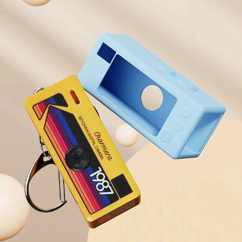 Kodak Charmera 1987 키체인 카메라 미니 키체인 카메라 실리콘 케이스 정밀한 컷아웃 스크래치 방지 커버