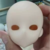 Anime 1/4 Doll's Head No Makeup White Skin Boy's Open Head Accessories Girls Dress Up Toys 1