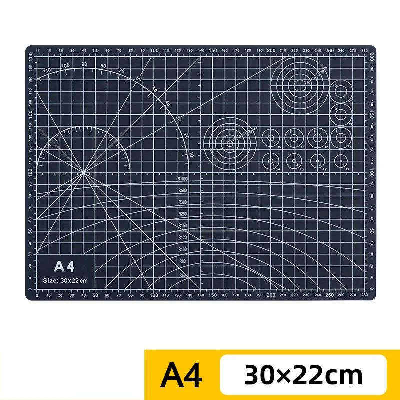 Schneidepad, PVC, verschiedene Größen, Kunstzeichenzubehör, schützende Tischmatte, Patchwork-Nähset, Bastelarbeiten unverzichtbar – Detail 11