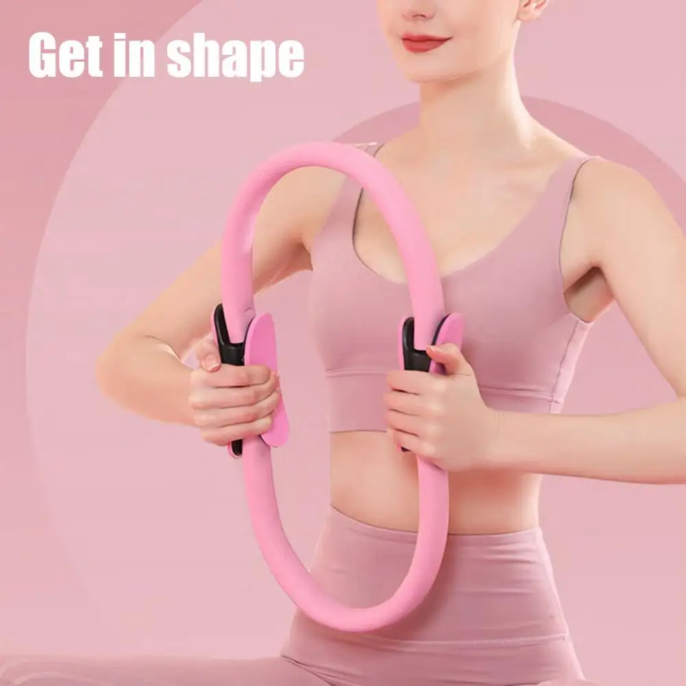 Women Gym Yoga Fitness Pilates Ring Yoga Ring Open Back Magic Pelvic Floor Muscle Training Supplies Pilates Circle