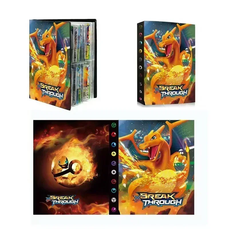 240PCS Pok&eacute;mon Cards Album Book Holder Collection pokemon cards card holder