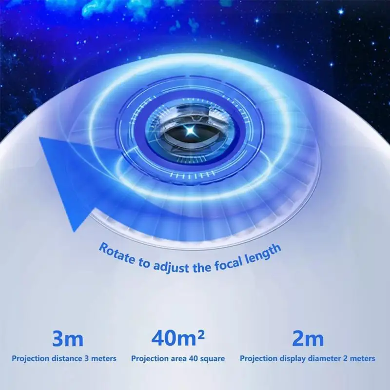 

in 1 Star Night Lights Projector Galaxy Projector 360° Rotate Planetarium Starry Sky Projector for Kids Bedroom Home Decor