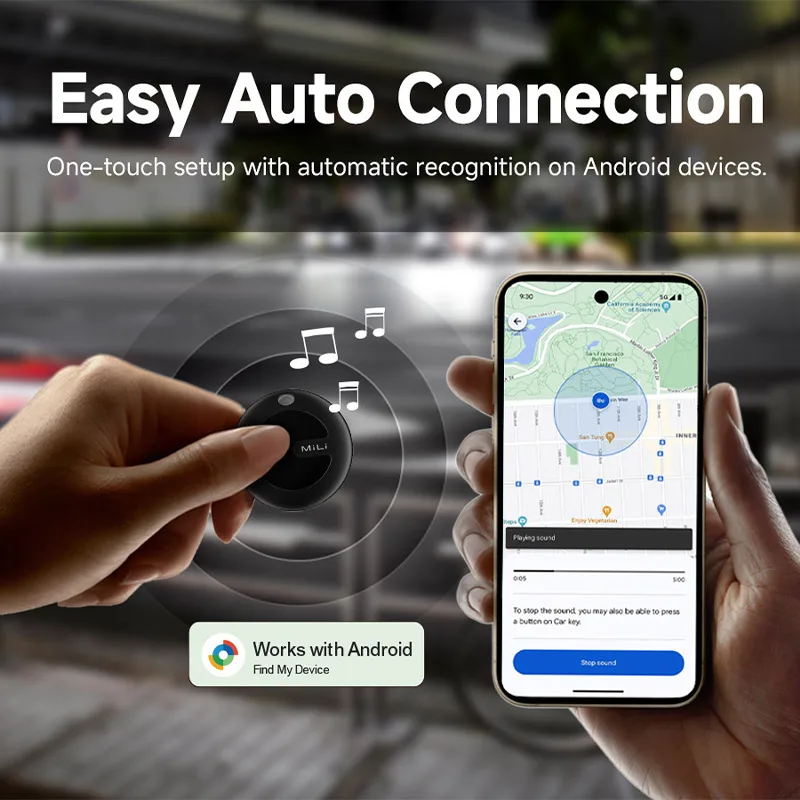 Mili Pet Smart Tracker Mitag Bluetooth Locator Anti-lost Device Mobile Keys Elderly Kids Finder Work With Android Find My Device