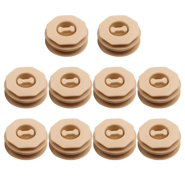 Confezione da 4 antiscivolo per tappeti, 10 x 10 cm, cuscinetti antiscivolo per tappeti, antiscivolo per tappeti, lavabili e riutilizzabili | Leroy Merlin