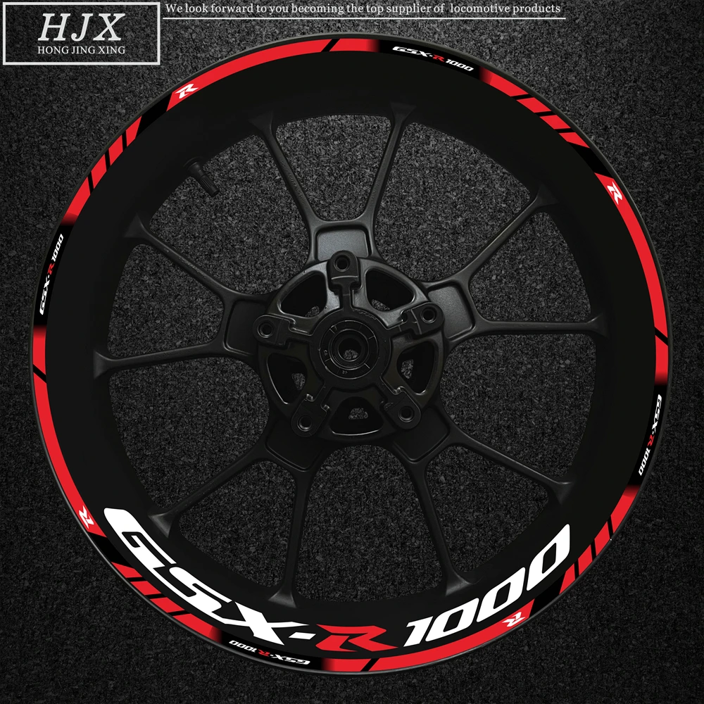 Reflective Stickers Thick Edge Stripe for Suzuki Gsxr1000 Motorcycle Rim Modification Mark,reflective stickers,motorcycle stickers,vinyl stickers,wheel hub stickers,custom stickers,motorcycle accessories