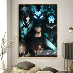 Solo Leveling Anime Canvas Art - Adorable Cat & Cars for Game Room Decor & Gifts (K3 - 190 - 14)