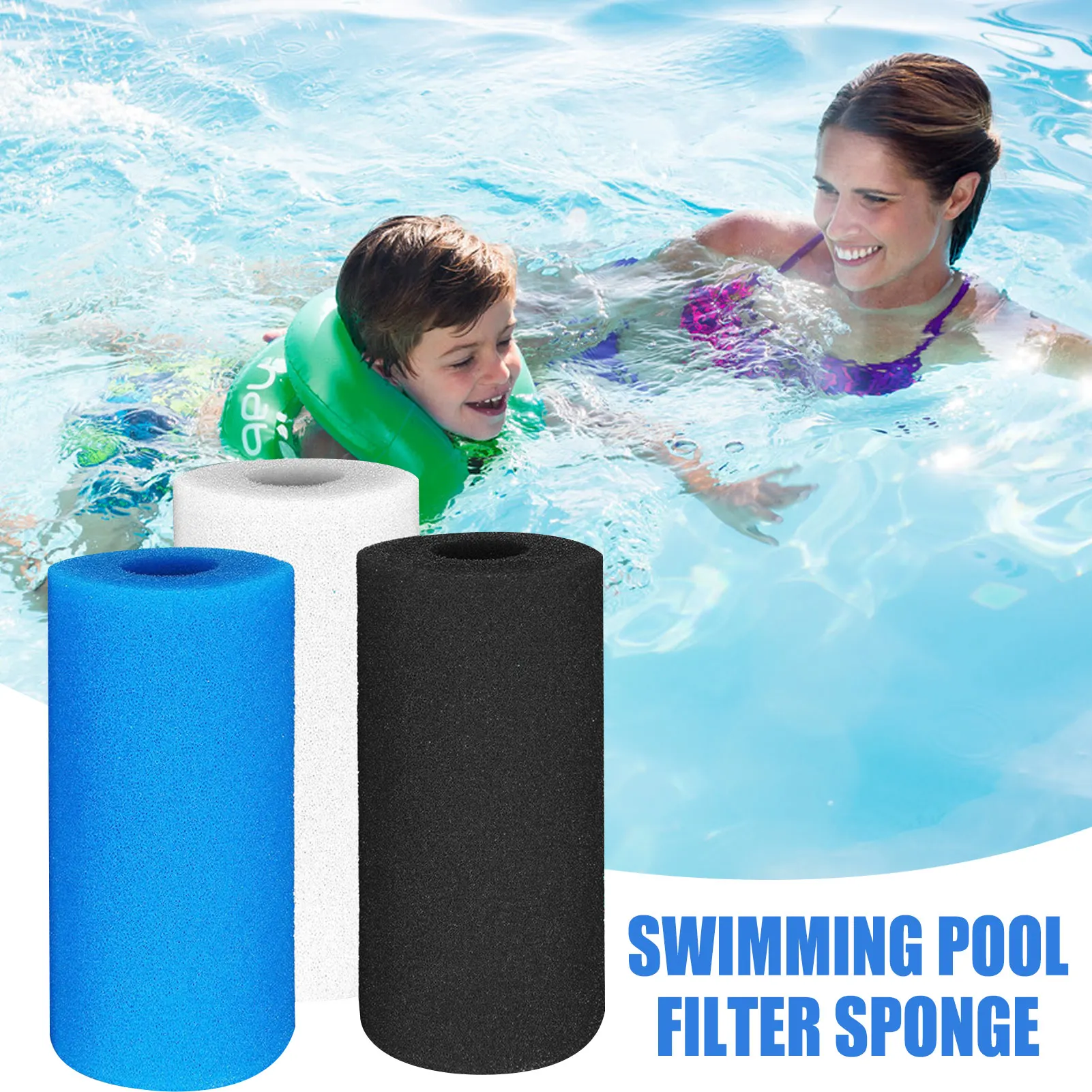 Cartouche filtrante de remplacement Mousse Type I / ii / vi / d / h / s1 /  a / b Éponge filtrante de piscine robuste réutilisable pour spa de piscine