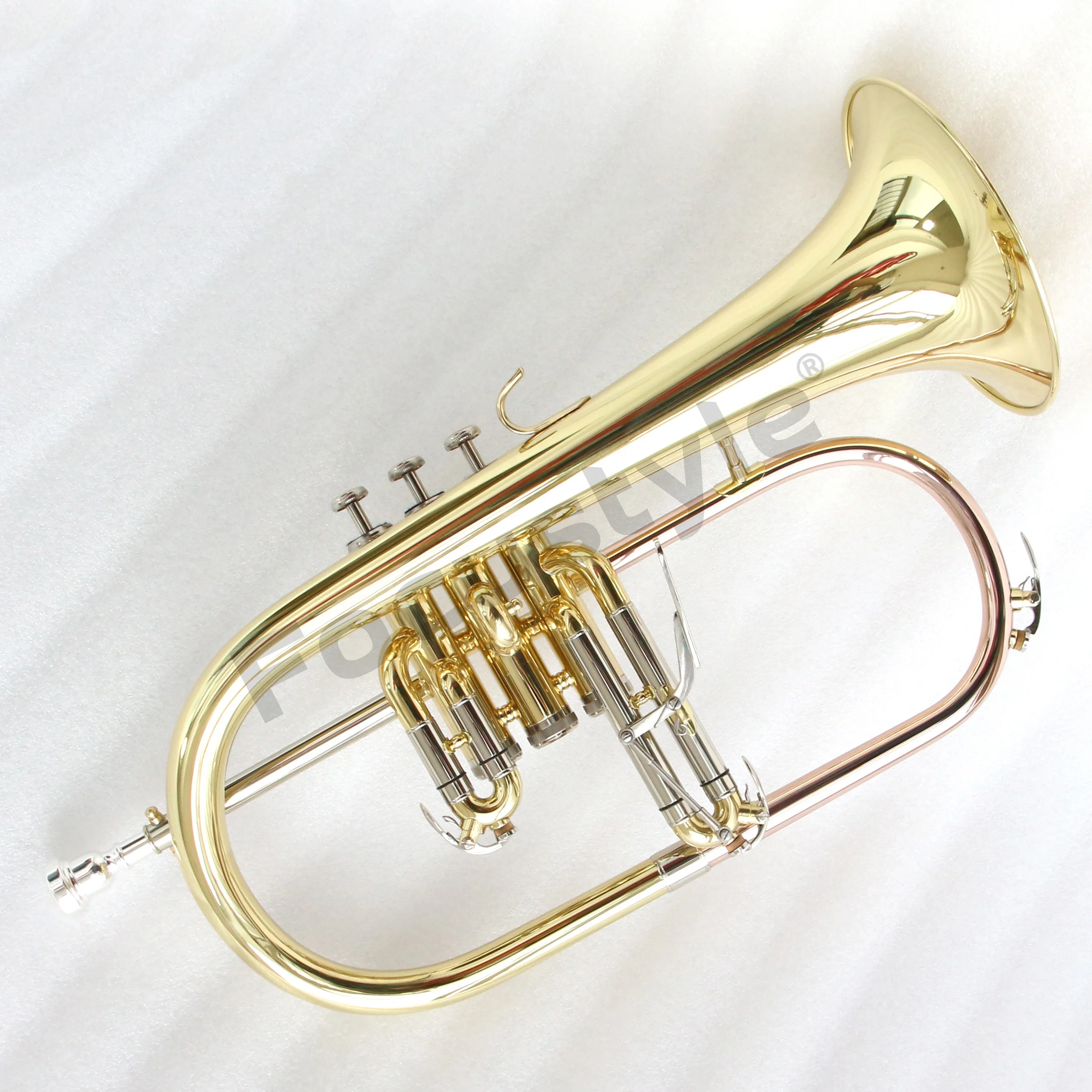 For Student Players BB Flat Cheap Price Brass Body Flugelhorn With Other Musical Instruments & Accessories Mouthpiece And Case