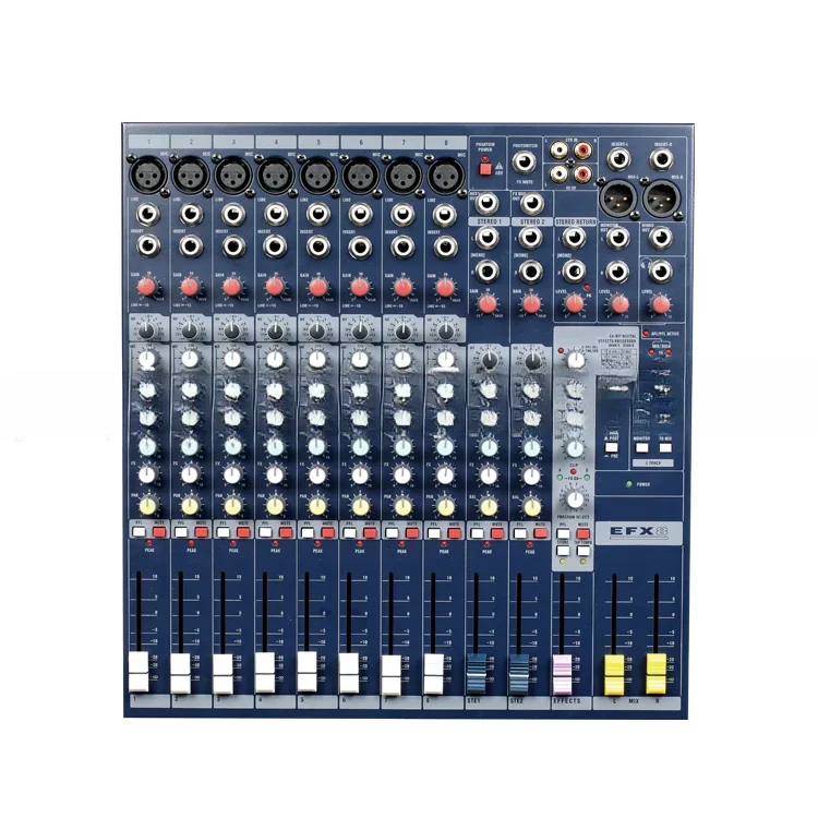 Stile Soundcraft Per Console Di Miscelazione Mixer Efx8 A 8 Canali Per Club Live Show