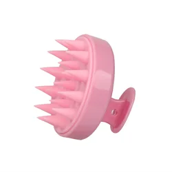 Silicone Scalp Massager & Body Exfoliating Brush (Pink)