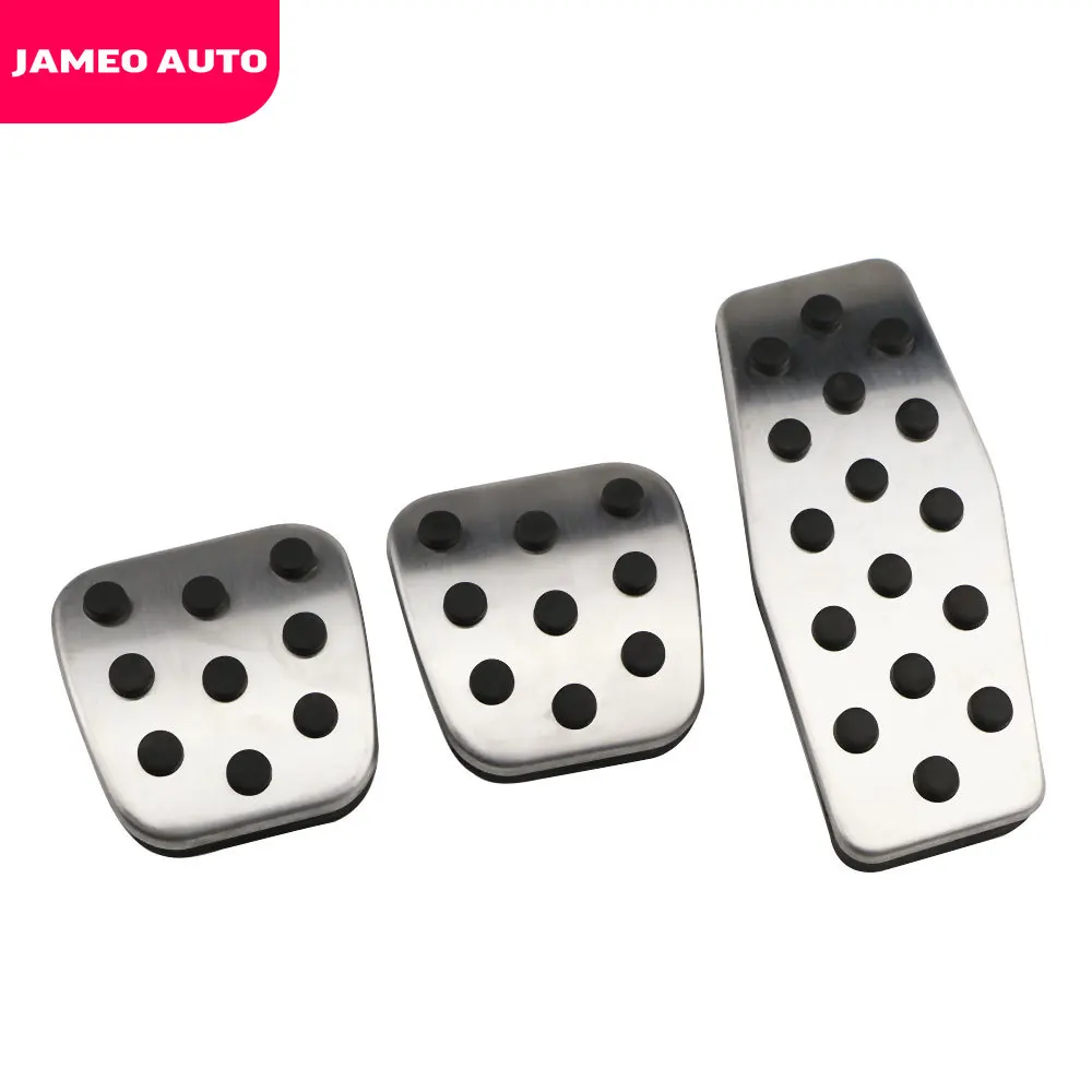 Jameo Auto Stainless Steel Car Pedal Pads Pedals Cover For Chevrolet Cruze Trax Malibu For Opel Mokka 2013-ASTRA J Insignia car pedals pedal cover stainless steel pedal cover